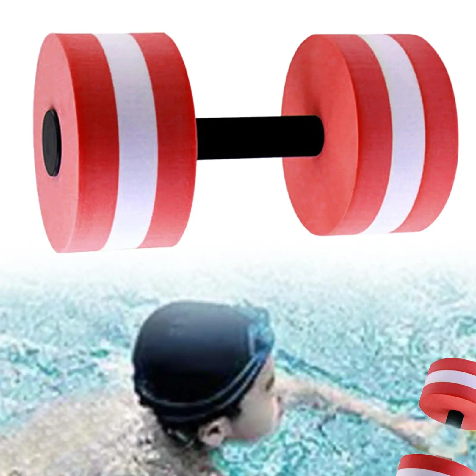 Aquatic Dumbbell Aquatic Barbell Float Adults Kids Swim Barbell Hand Bar for
