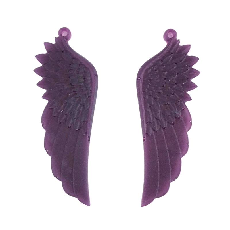 Earrings Mold Dangle Pendant Decorations Angel Wing Mirror Silicone Mold