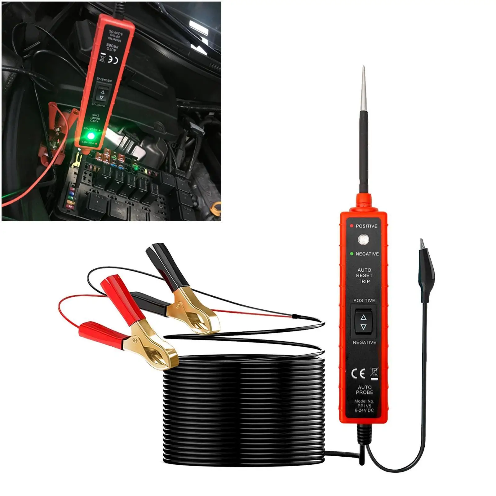 Car Automotive Electric Circuit    Tool Battery  Test Device System w/4m Cable