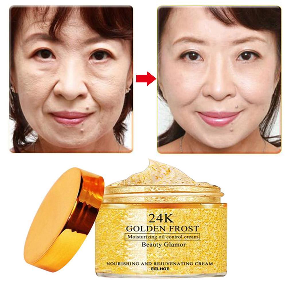 Best of 1PC 24K Gold Face Cream Firming Face Cream Lifting Neck Anti-Aging Remove Wrinkles Night Day Moisturizer 50 / 30 / 20g Oil Contral Reviews & Tips