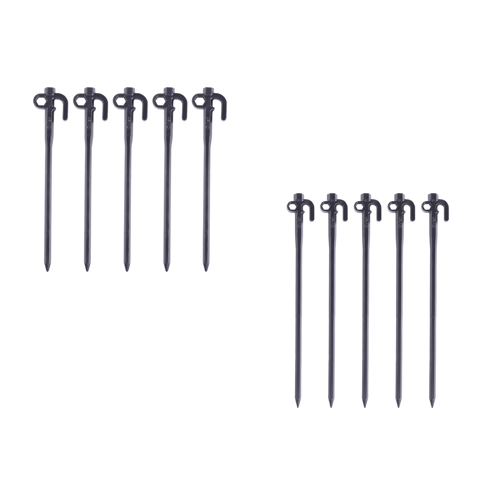 5Pcs Steel Tent Spikes Outdoor Tarp Mechanical Ground Nails Sand Anchor Nail for