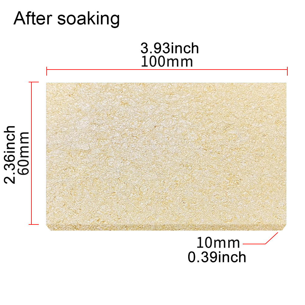 Title 5, 100X60MM Soldering Iron Tips Cleaning Sponge 10...