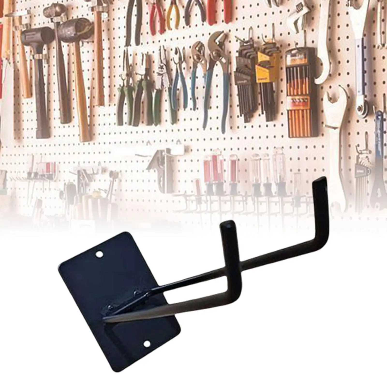 Heavy Duty Garden Tool Organizer Wall Hanger Shovel Rake Broom Organizer for Mop Garden Ladder Rake Garage