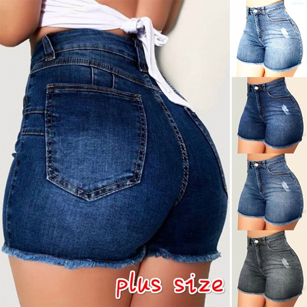 Title 1, Shorts Denim Jeans Woman Denim Shorts Broken Cr...