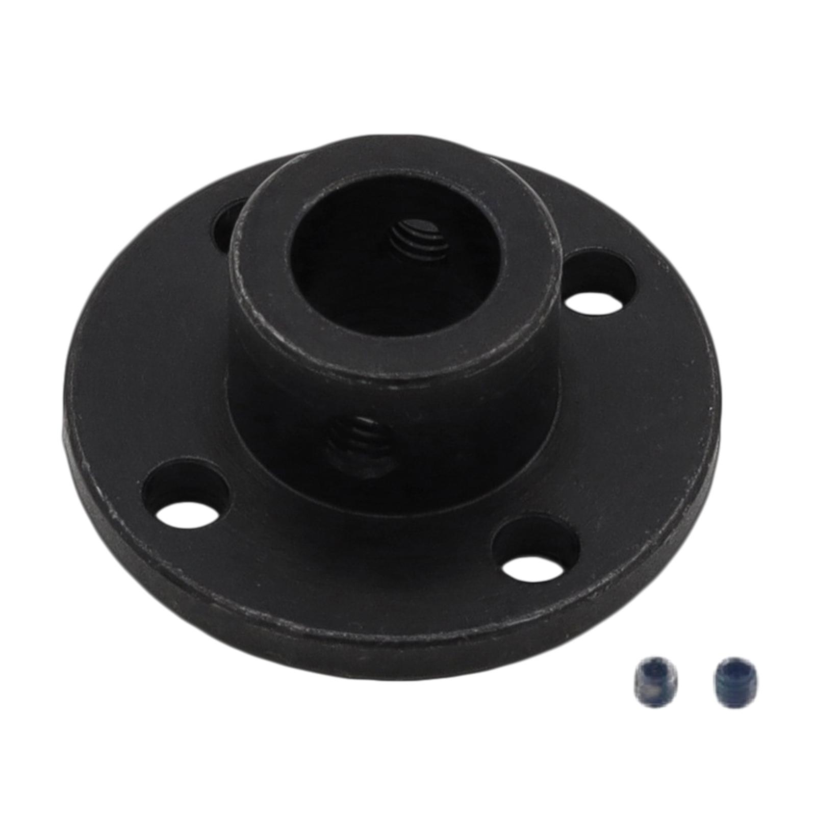 Description Picture 5 of itemFlange Shaft Coupling Flange Coupling Connector Guide Shaft Coupler with Fastening Screw Replacement Accessories DIY Parts