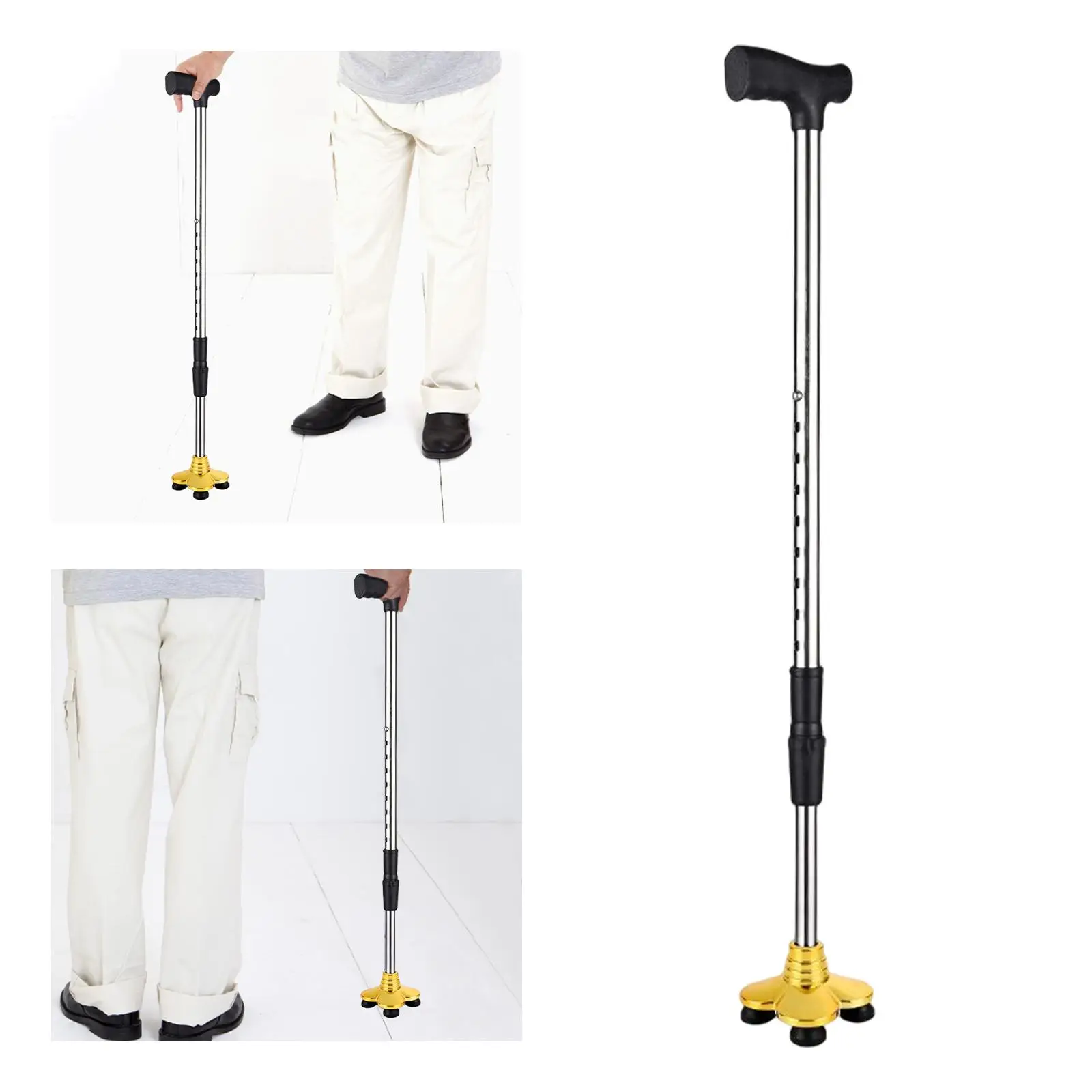 Walking Stick Adjustable Height for mother Fathers Camping Mountaining