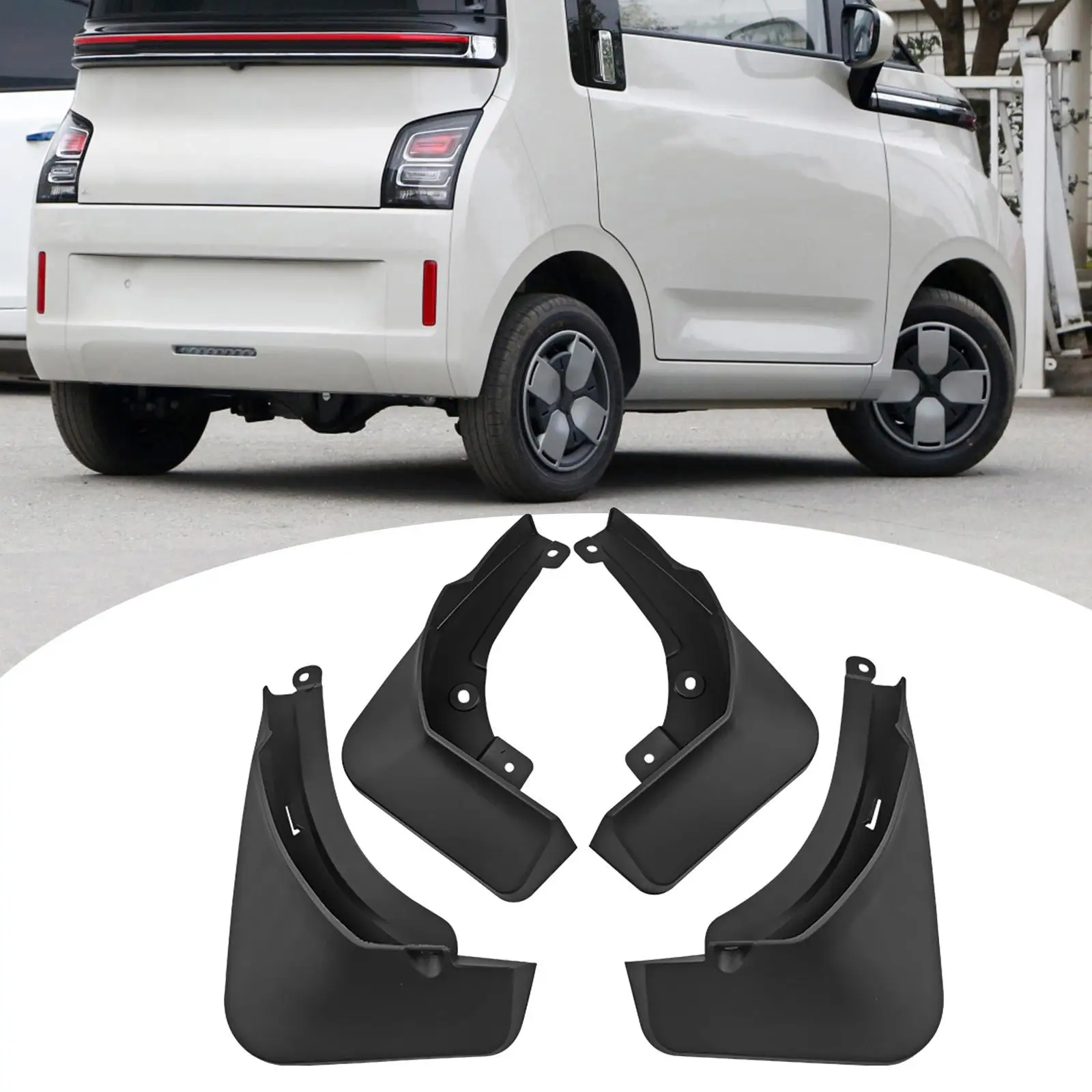 Car Wheel Mud Flaps Replacement Exterior Parts for Wuling Air EV 2023