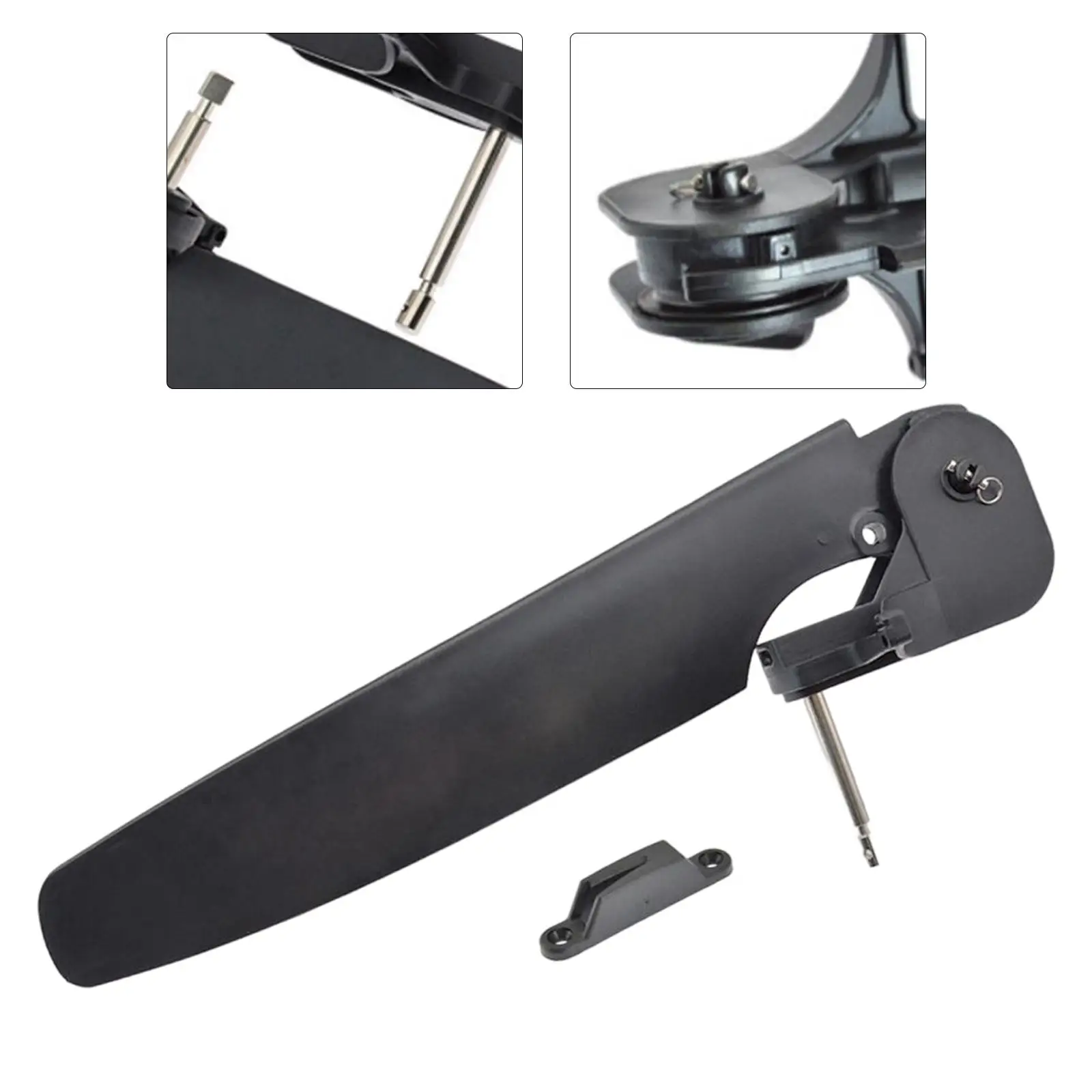Kayak boat rowing machine kayak fishing rod fixation device steering system for
