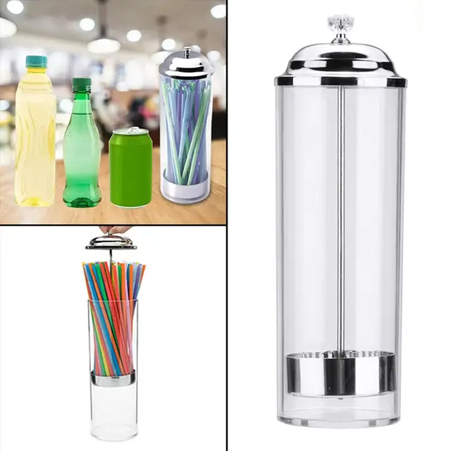 Acrylic - Straw Dispenser 10 – Bar Supplies