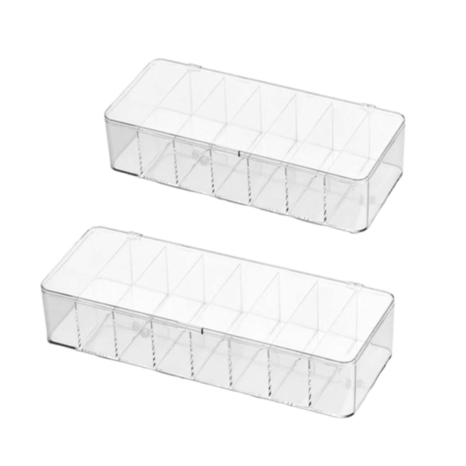 Data Cable Storage Box Cable Organiser Clear Electronics Organizer Boxes for Candy Paper Clips Small Clips Bracelets Buttons