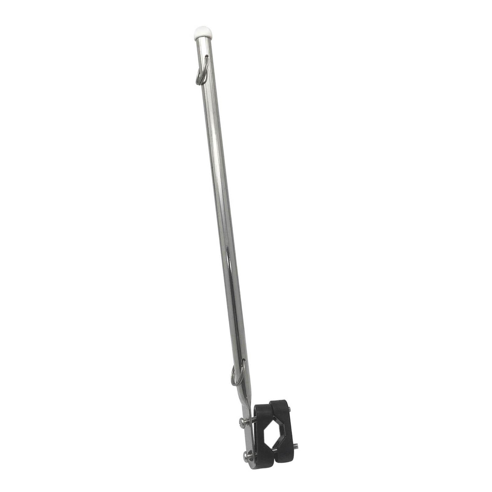 Marine Rail Mount Flag Pole Anti Rust Boat Accessories Fit for Boat Staff