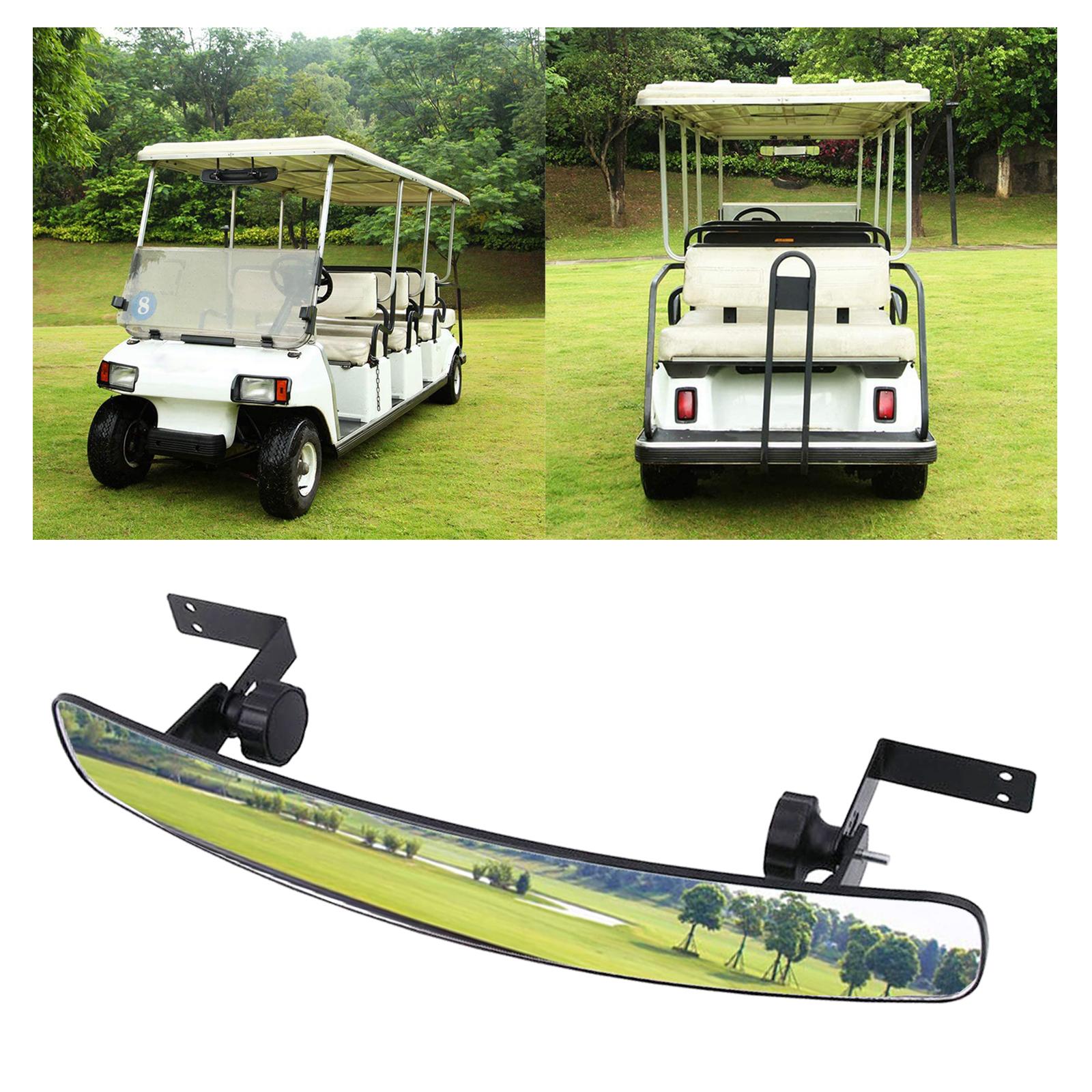 Golf Cart Accessories 180 Degree Convex Mirror Rear View for  UTV ATV