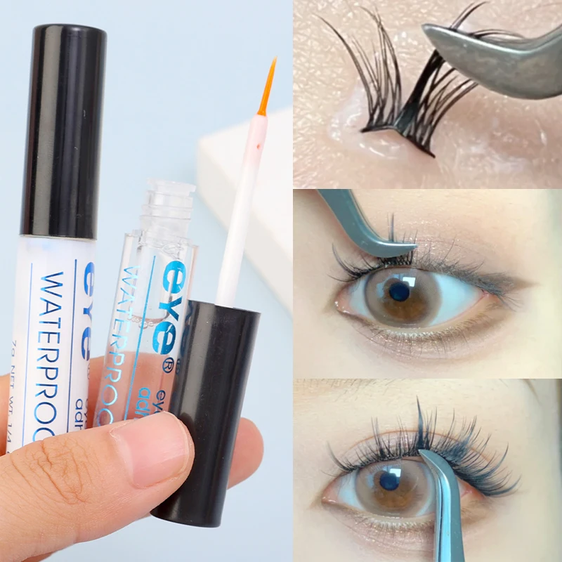 Best of Waterproof Strong Adhesive Eyelash Glue Quick Dry No Irritant False Eye Lashes Glue Clear Black Color Makeup Eyelashes Extension Reviews & Tips