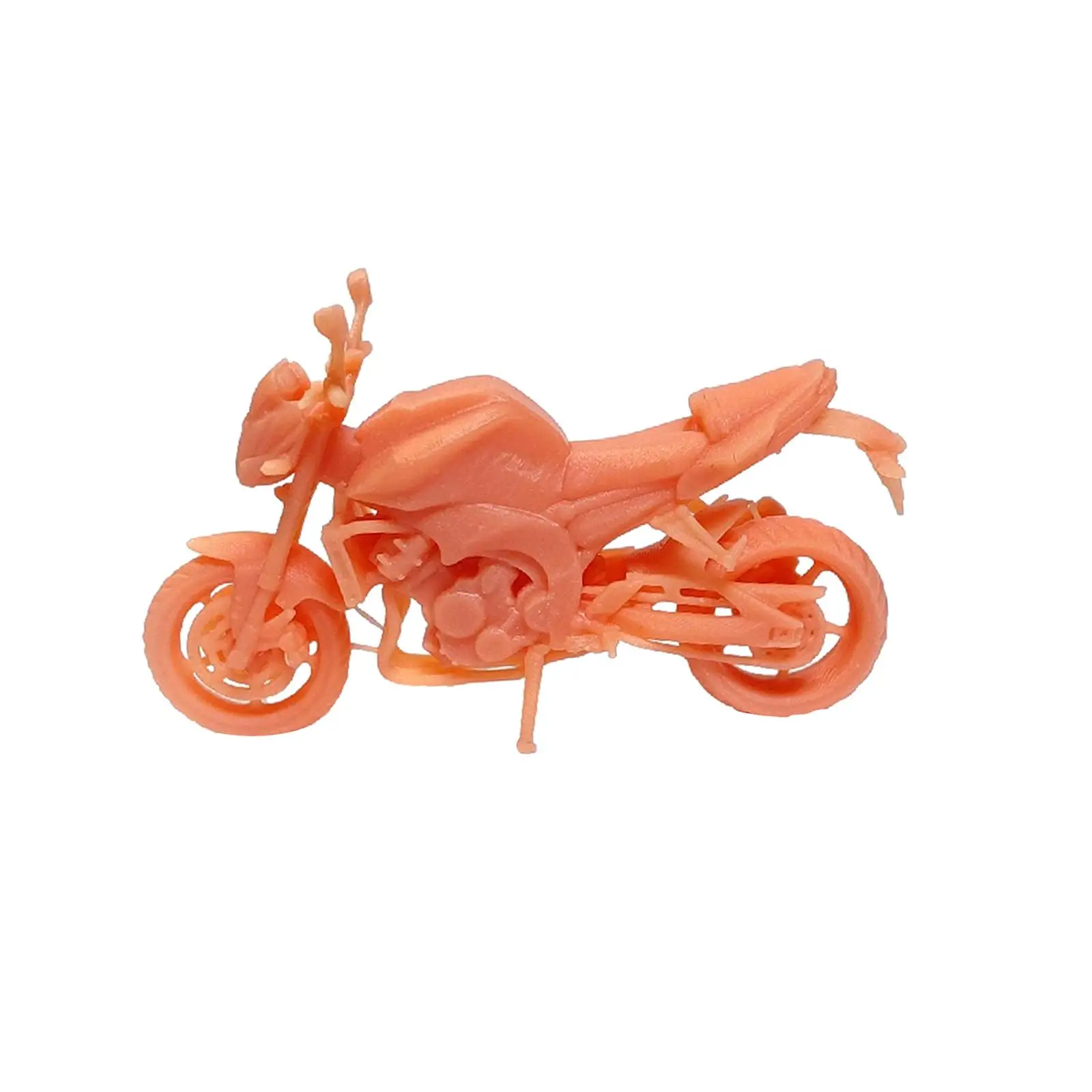 Miniature Motorcycle, 1:64 Motorcycle Model, Resin 1:64 Tiny Motorbike Toys for Architectural Model, Train Layout, Diorama