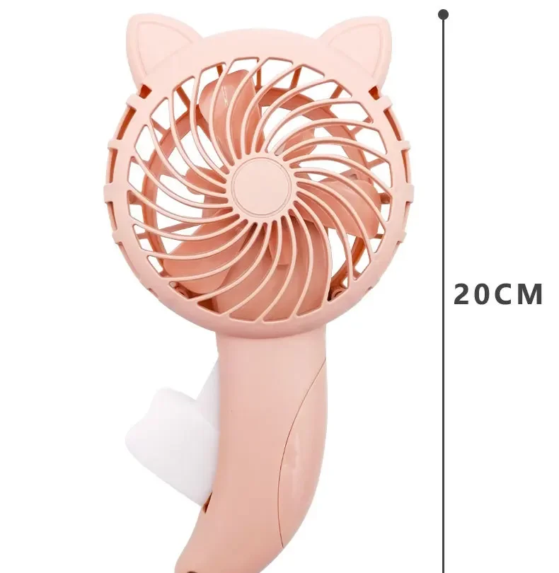 Title 4, 3 Colors Portable Handheld Fan Hand Pressure Fa...