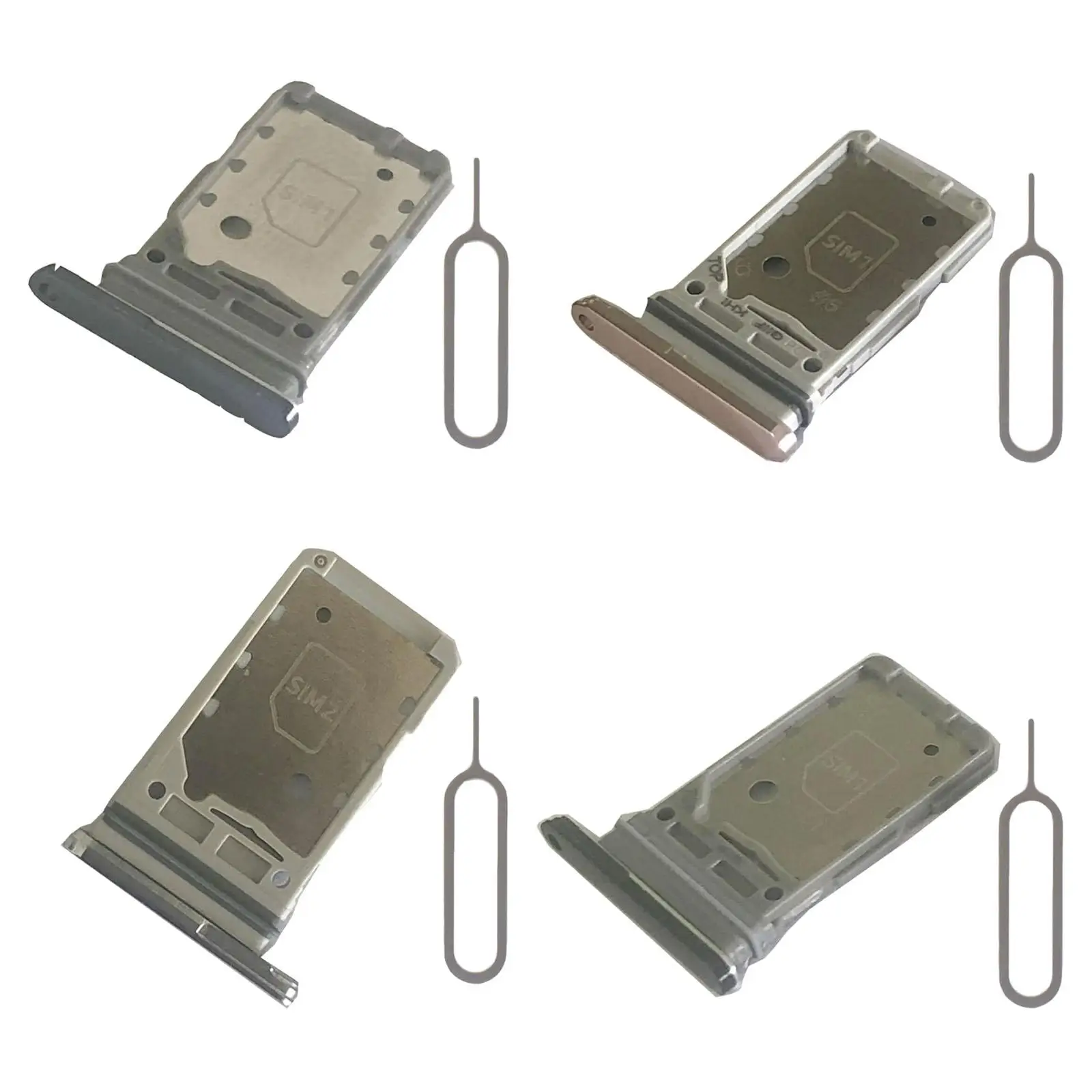 Dual Sim Card Tray Holder Card Slot for S21+Plus 5G G996B G991U G996D Parts