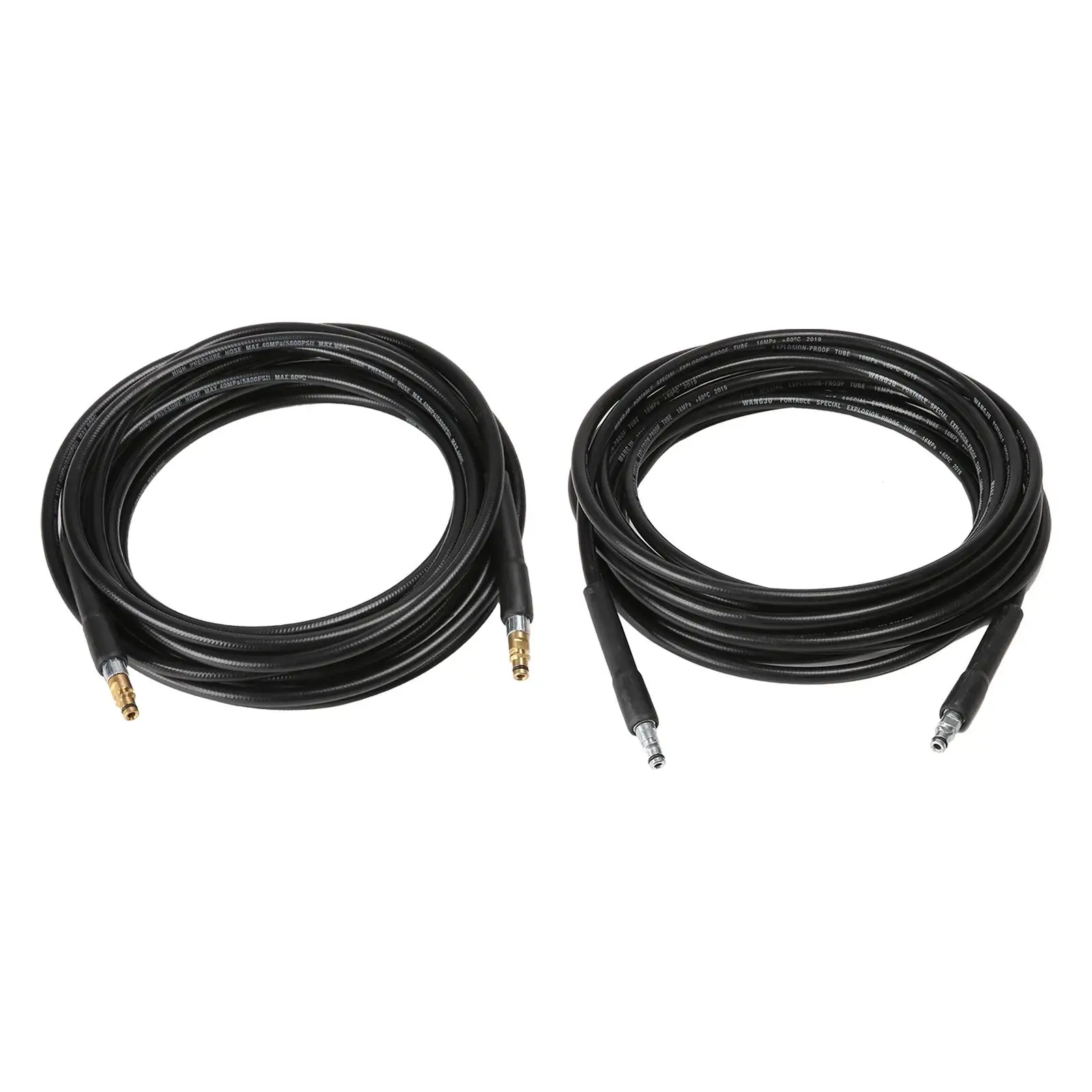 Car Washer Hose 49ft Rubber Replace Flexible Kink Resistant Equipment Electric wash Hose High Pressure Replacement Hose