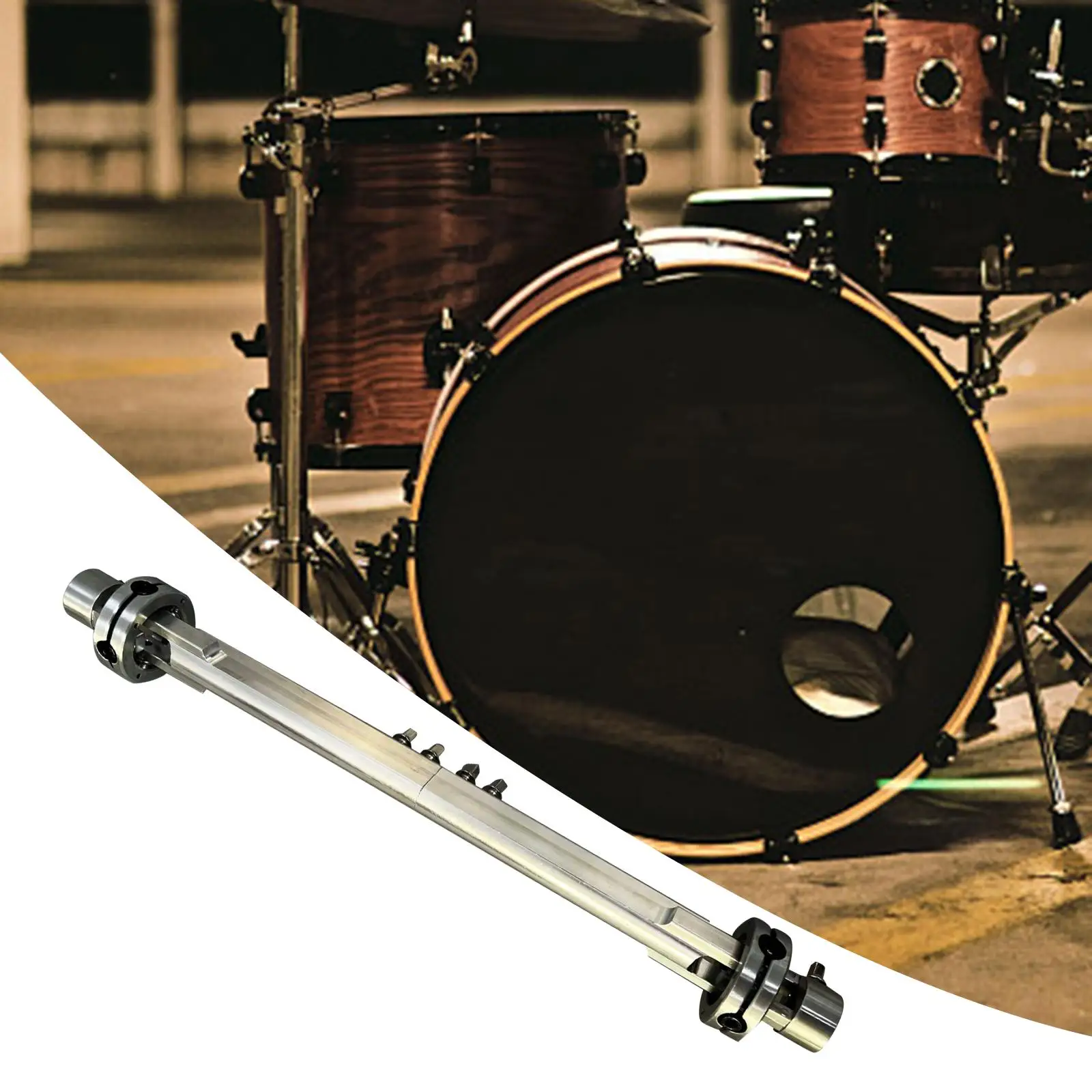 Heavy Duty Double Bass Drum Linkage Tight Connection Percussion Instrument Accessory Adjustable Parts