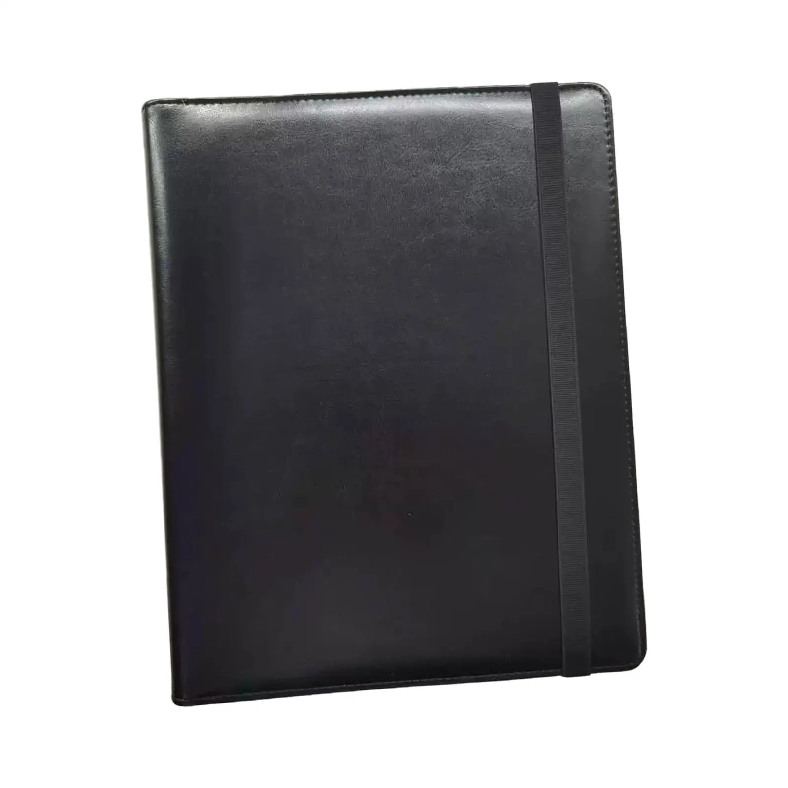 Trading Card Carrying Binder 9 Pockets Portable Sturdy Card Holder Folders Card Storage Album PU Leather Card Storage Case