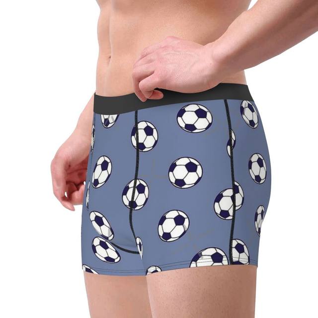 80s Memphis Style Men Underwear Soccer Football Balls Sports Boxer Briefs  Shorts Panties Polyester Underpants for Male S-XXL - AliExpress