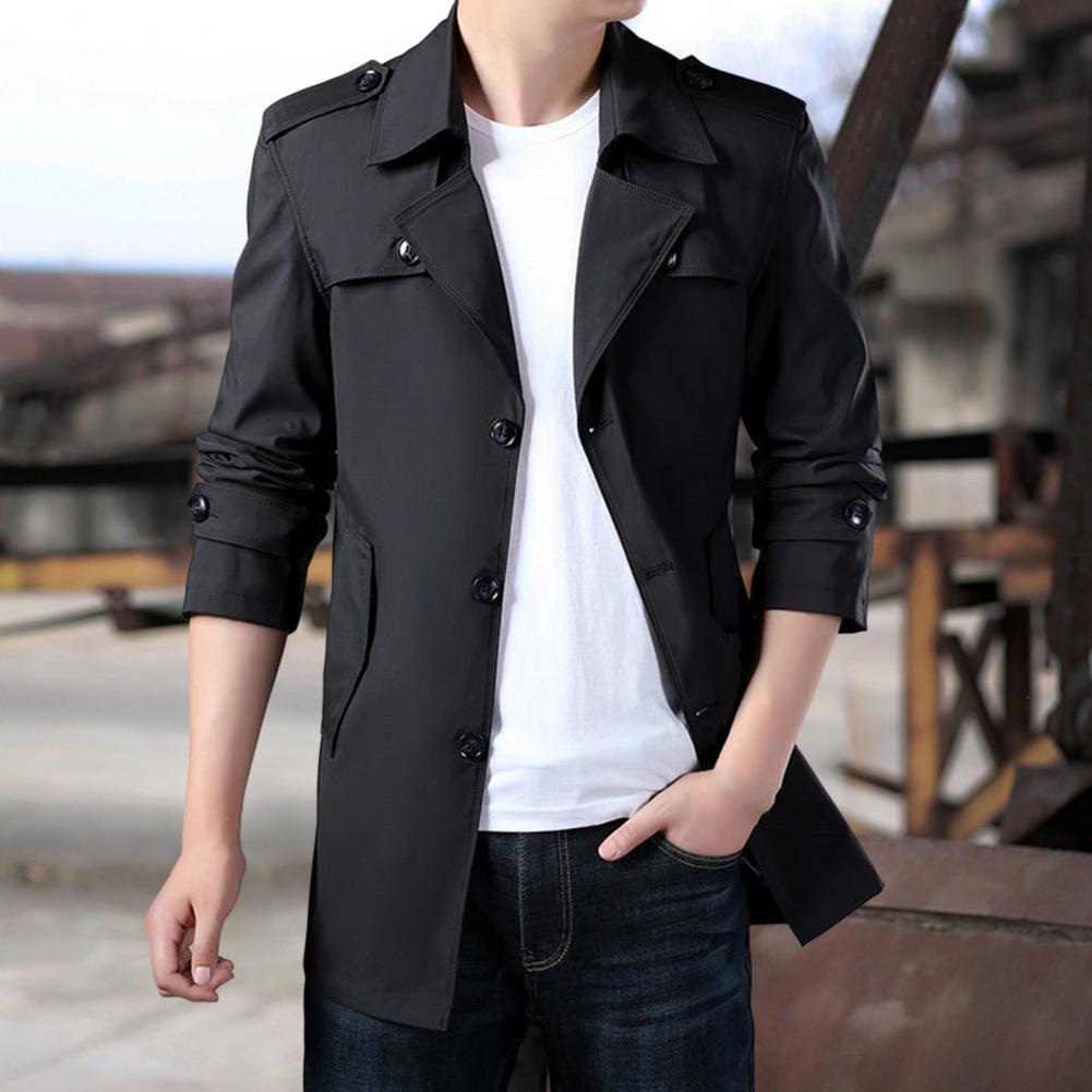 Title 5, New Spring Men Trench Fashion England Style Lon...