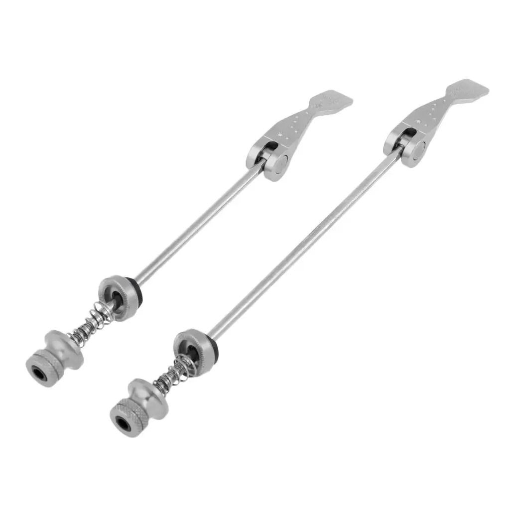 1 Pair MTB Quick Release Bicycle Hub, Road Mountain Bike Front & Rear Axle for