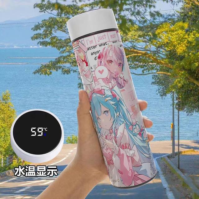 Hatsune Miku Tumbler Hatsune Miku Cup Thermos Anime Tumbler 