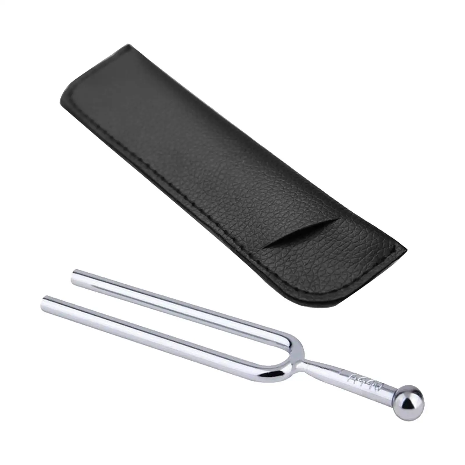 Tuning Fork Instrument with Cleaning Cloth Bag Violin Guitar Tuner Device for Classroom