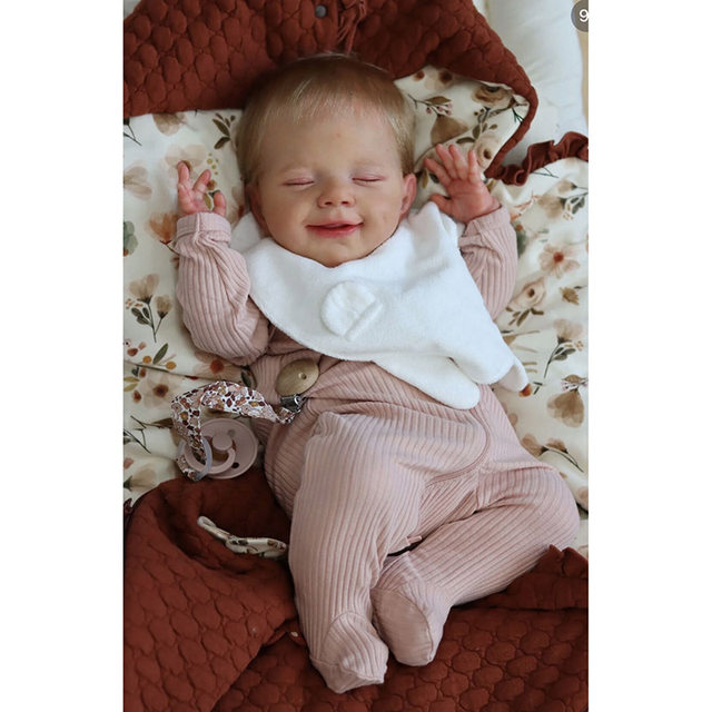 Reborn smiling outlet Baby April 4-5 pounds, mischievous & happy little girl