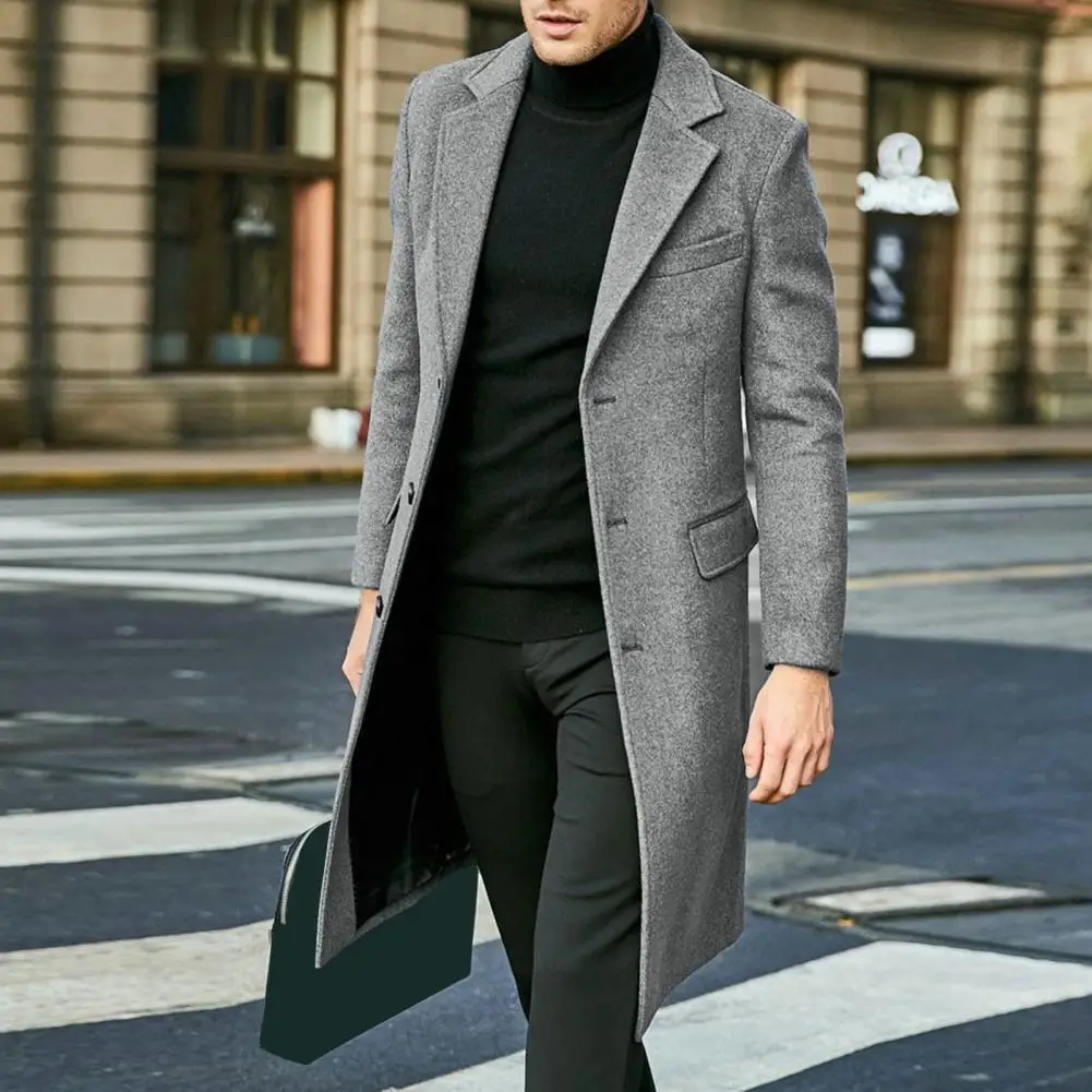 único masculino, casaco manga longa, tendência coreana,