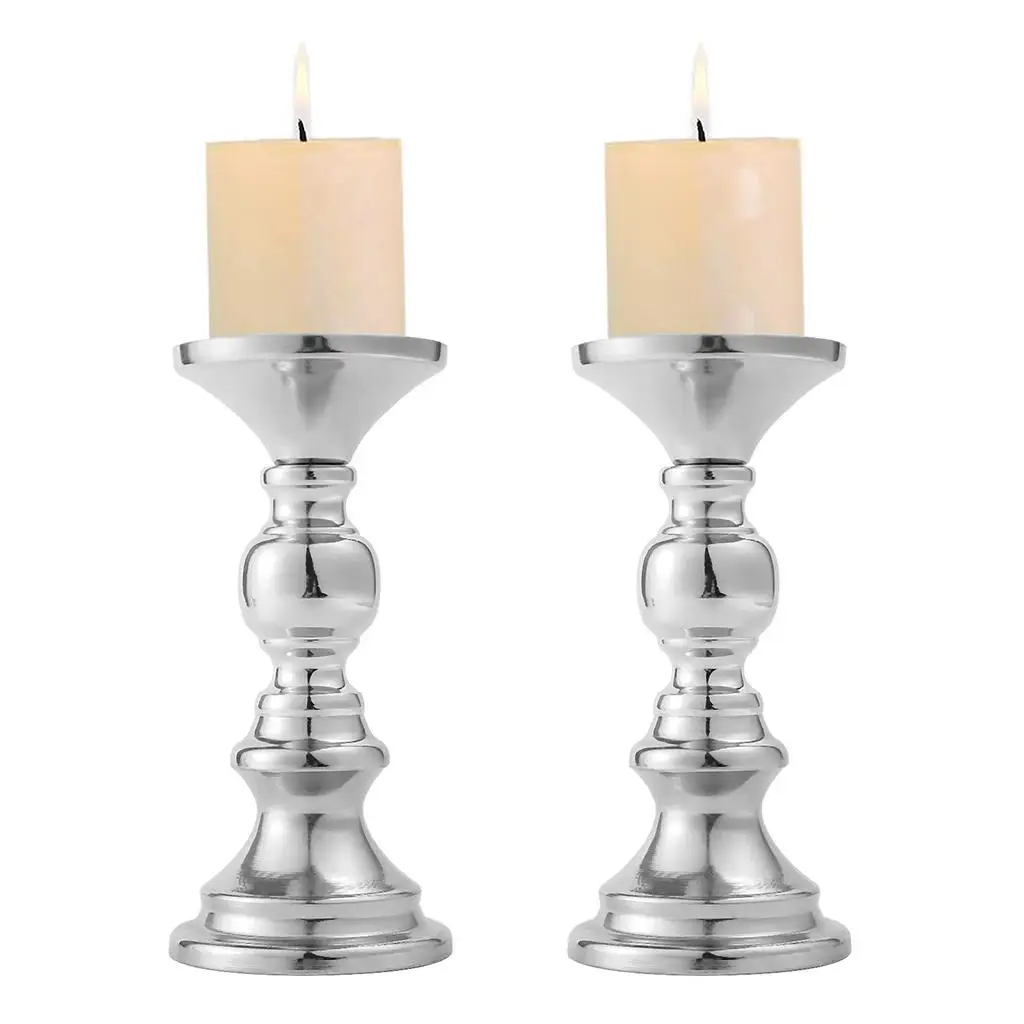 2 Pieces Retro Candlestick Holders Wedding Centerpieces for Dining Table Centerpieces Wedding Party Decoration Gifts