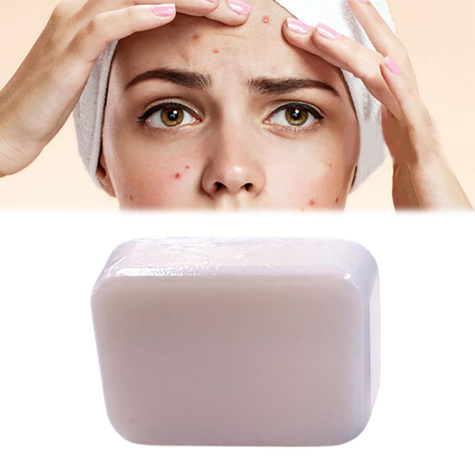 3.53 oz Handmade Silk Goat Milk Facial Soap Smooth Organic Silk Cleansing Bar Soap for Moisturizing Face Clean Hands Teen Adults