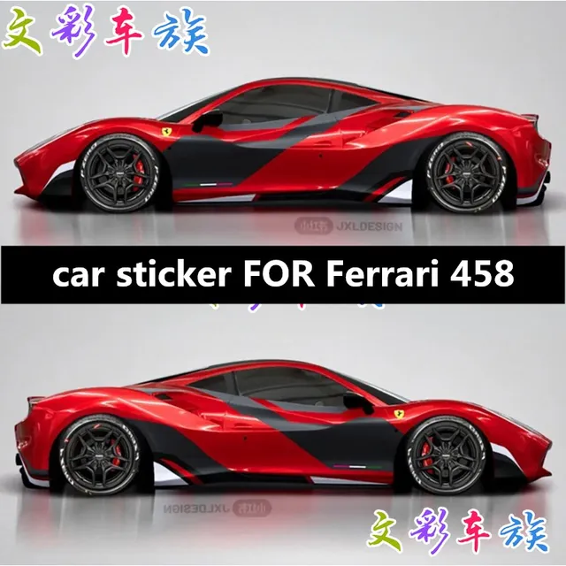 New car sticker FOR Ferrari 458 special special modification Custom fashion  sports decal film accessories - AliExpress
