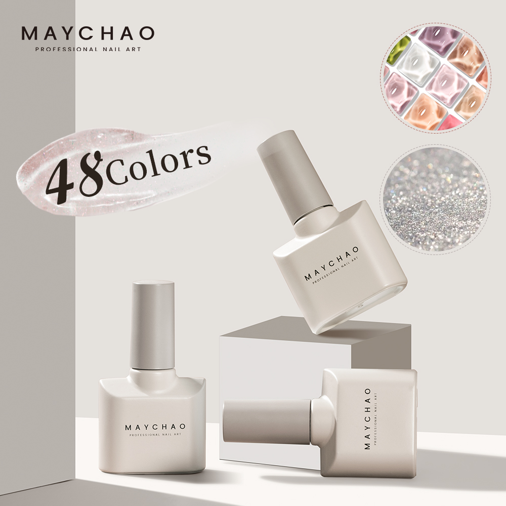 Best of MAYCHAO 12ml Gel Nail Polish 48 Colors Glossy Semi Permanent Soak Off UV LED Frosted Gel Nails Painting Varnish Reviews & Tips