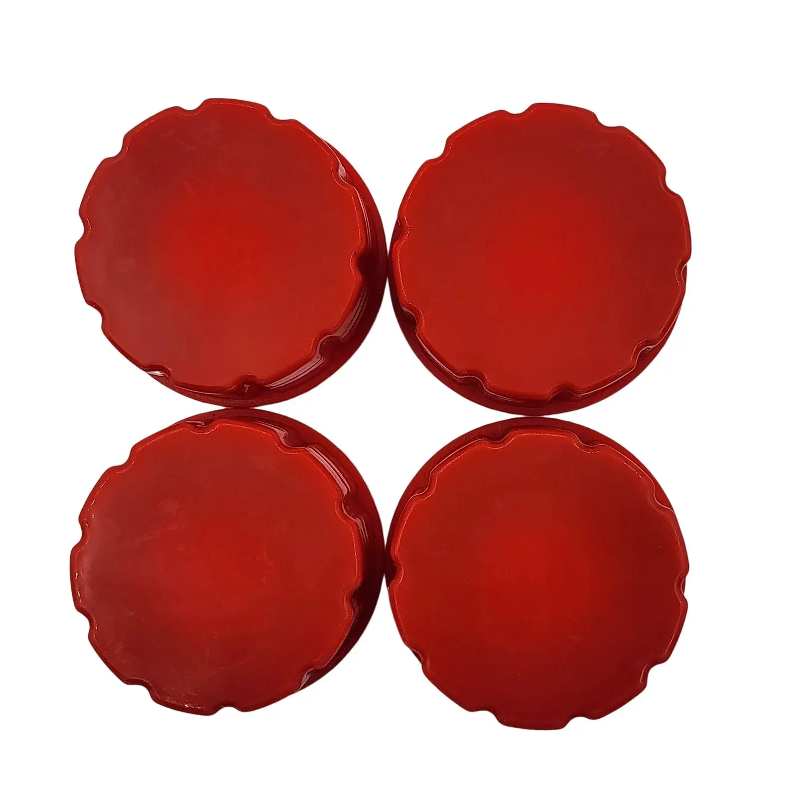 4Pcs Gas Can Solid Base Caps Accessories Fitments with Gaskets Durable Gas Canister Lids for Restaurant Household Outdoor