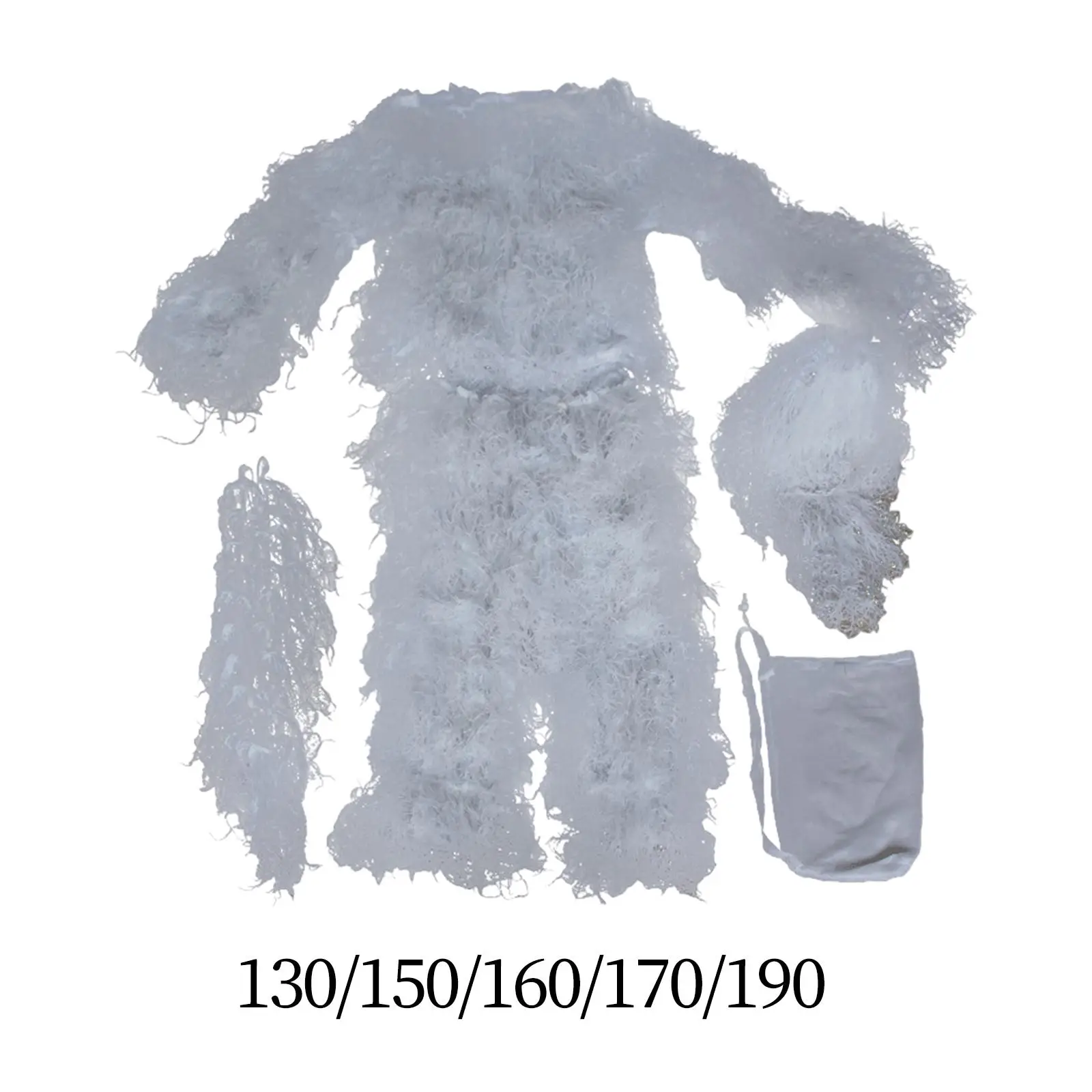 Ghillie Suit Hunting Suit Jacket and Pants Apparel Clothes for Bird Watching