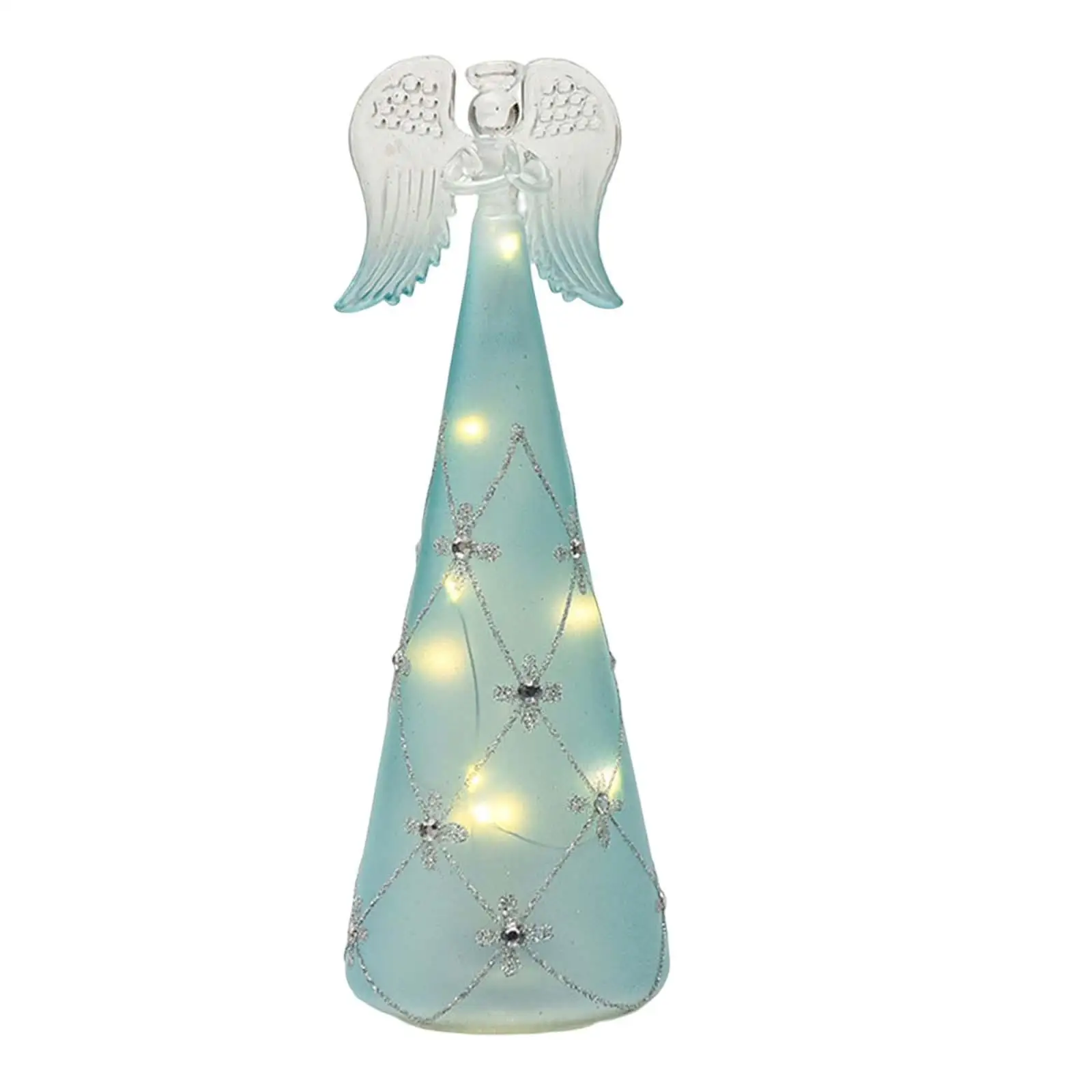 Glass Christmas Tree Night Fairy Lights for Wedding Xmas Decoration