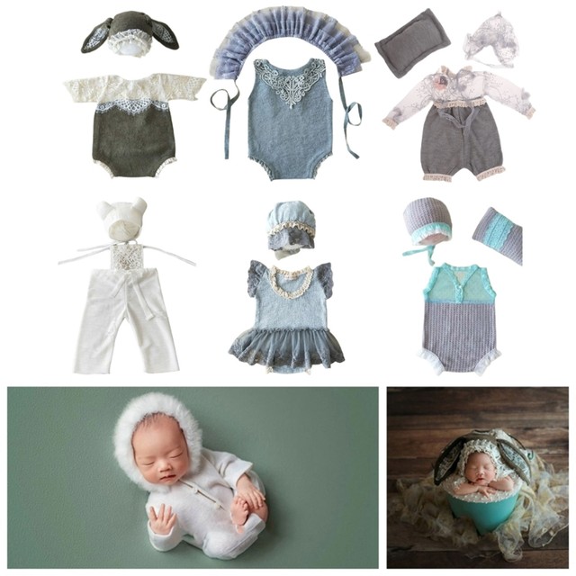 Puntelli per fotografia neonato servizio fotografico per bambini vestiti  fotografia Costume abbigliamento completo per forniture per neonati 0-1 mese  - AliExpress