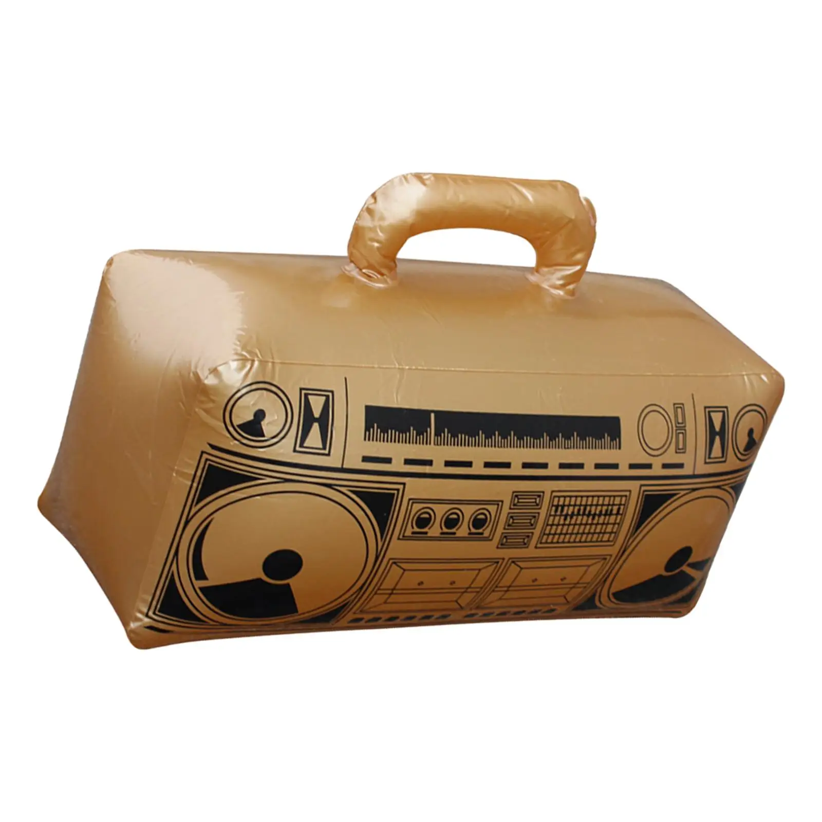 Realistic Funny Inflatable Radio 80S 90S Hip Hop Party Decoration Props Inflatable Props PVC Radio for Rappers Costume Accessory