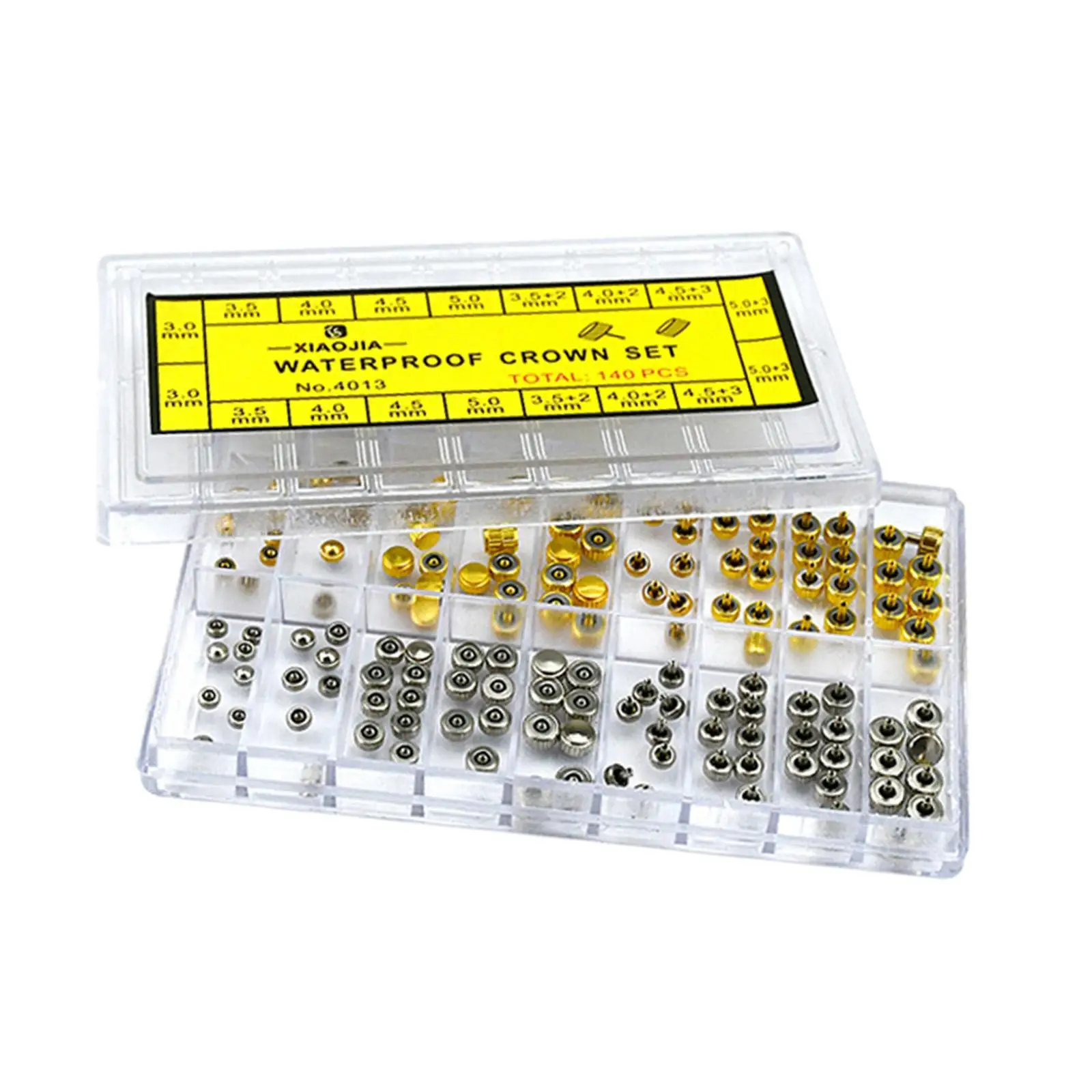 140Pcs Watch  Tubes 18 Slots Kits  Repair Tool Watches Repairers