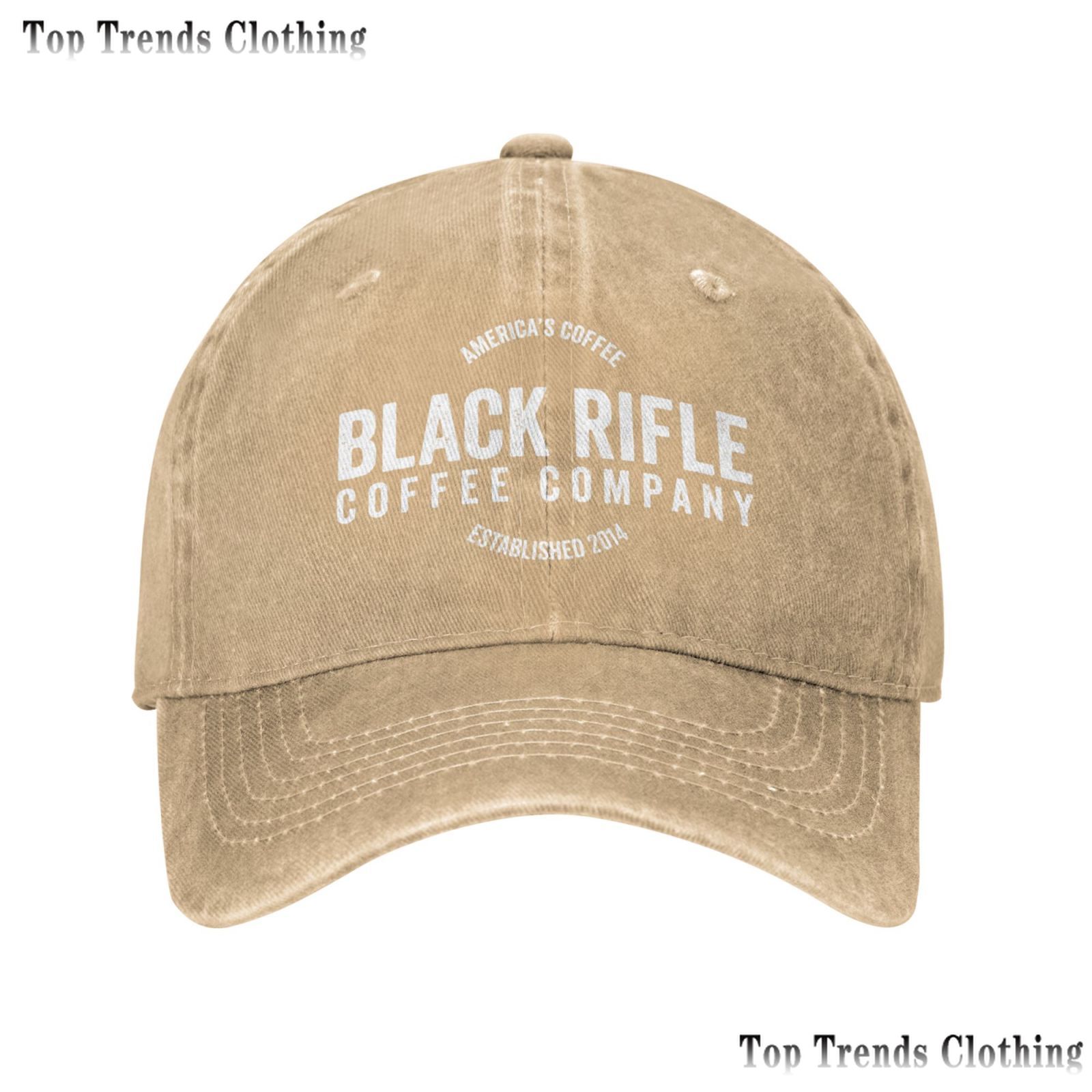 Schwarz Kaffee Gewehre Hut Baseball Kappe Vintage Gewaschen Gefärbt Papa Einstellbare Hut – Detail 14
