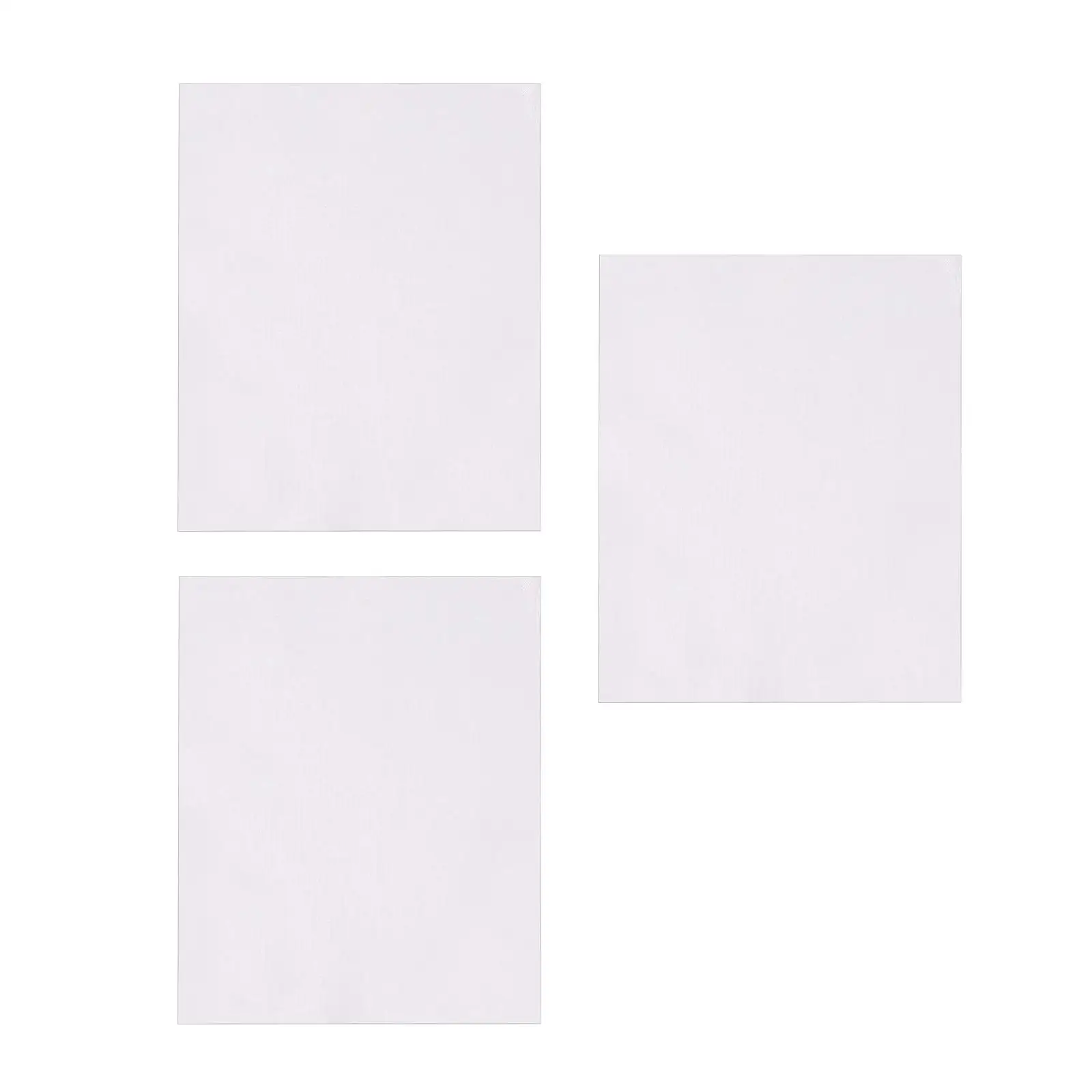 3Pcs Cotton Artist Blank Canvas Boards Acrylic Oil Painting Home Wall Decor Artwork Canvas Panels for Oil Painting Gouache Paint