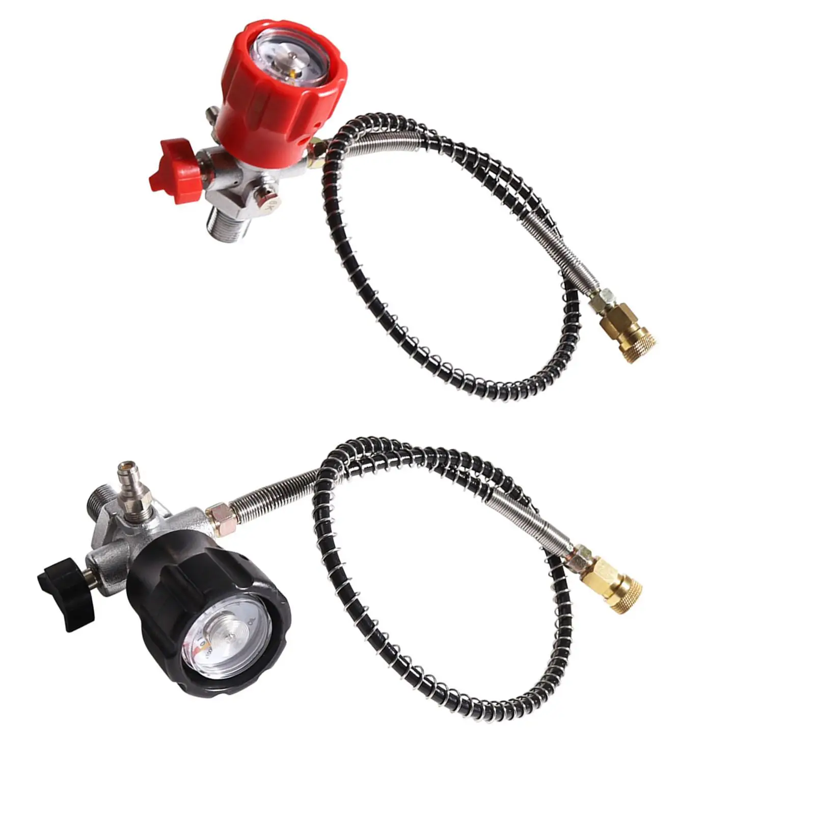 Fill Station Charging Adapter 24inch Hose Fill Station Kit Air Filling Station Refill Adapter for Scuba Adapter Cylinder Diving