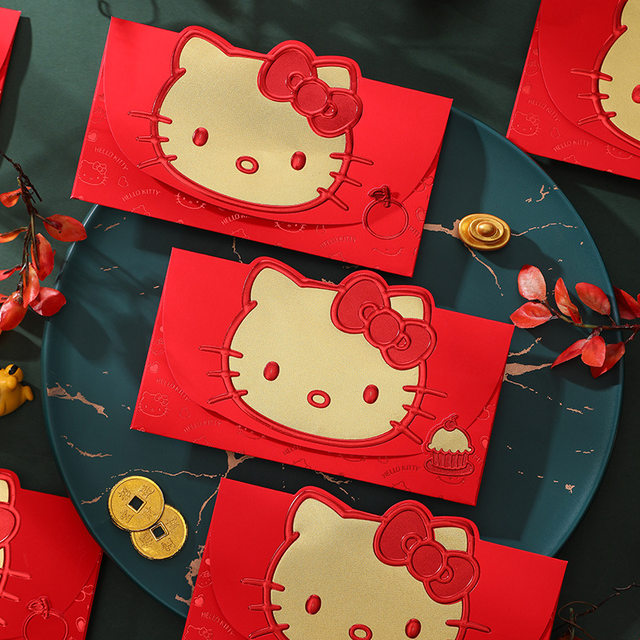 Hello Kitty Happy New Year Money Envelope Cheongsam Dress