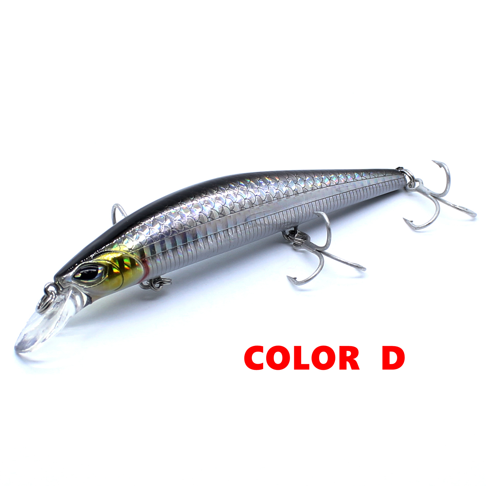 AOCLU Sinking Minnow 120mm 20,0g Harten Köder Jerkbait Wobbler Locken Magnet Gewicht Transfer 1PC Draht Durch Für meer Boot Angeln – Detail 11