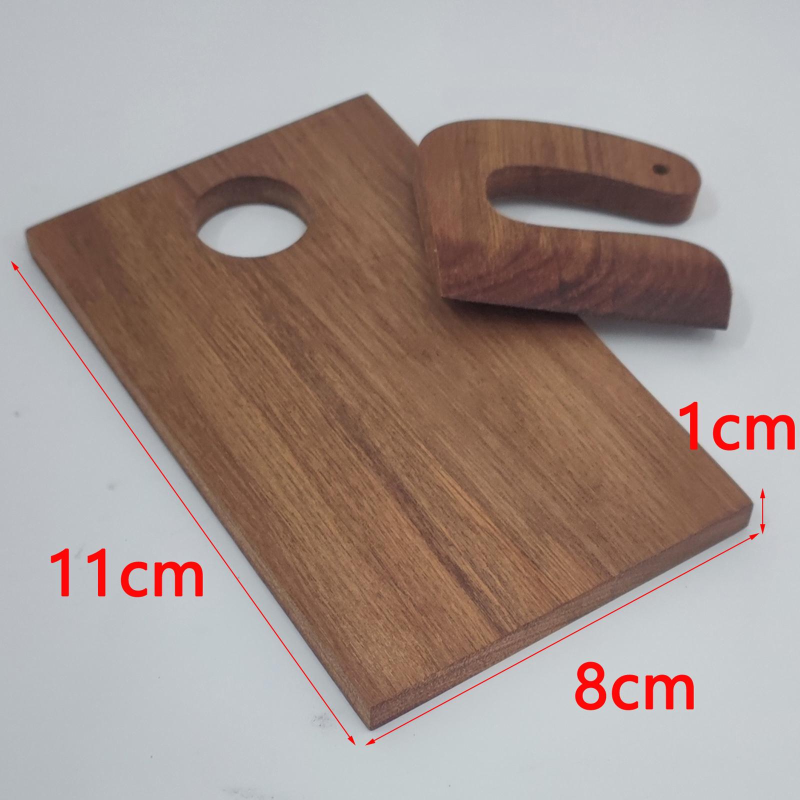 Kids Wooden Cutting Board and Knives Set DIY Children Cooking Cutter Kitchen