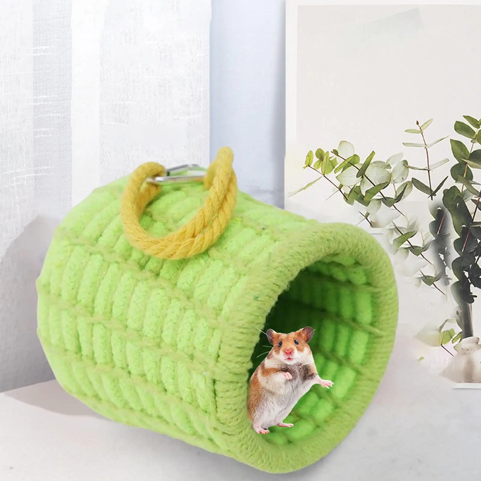Winter Warm Bird Nest Cage Toy Hanging Budgie Parrot Cage Cave Bed for Pet