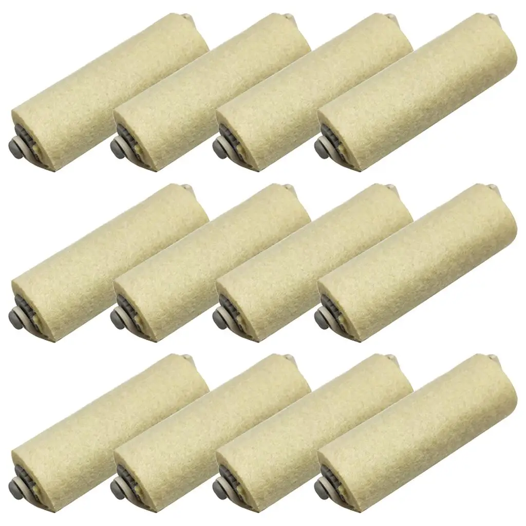 12 Pieces Hot  Pressure  Curling Hair Non-Slip Elastic Rollers Perming Curlers Anti-Hot Natural for Women Hair  Girls