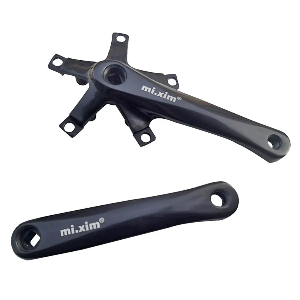  Bike Crank Arm Set, Aluminum Alloy 130mm BCD   Disc Crank Arm Replacement for 8/9/10 