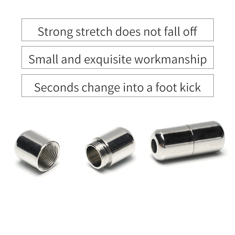 Elastische Schnürsenkel ohne Binden, Halbkreis-Schnürsenkel für elastische Schnürsenkel, Verschlüsse, Metall-Turnschuhe, schnelle Lazy-Schnürsenkel mit Metallverschluss, Schnürsenkel – Detail 9